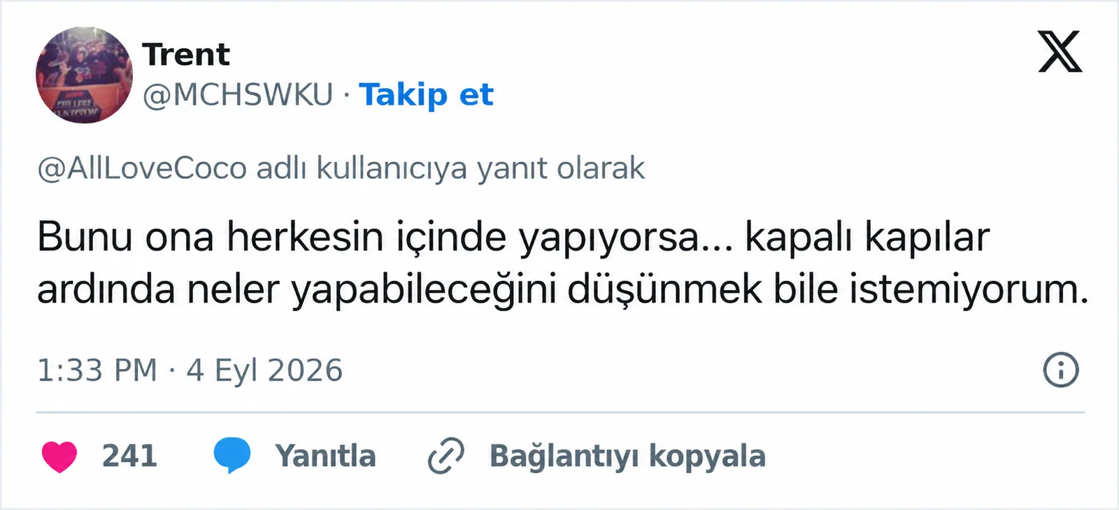 konuyla ilgili tweet