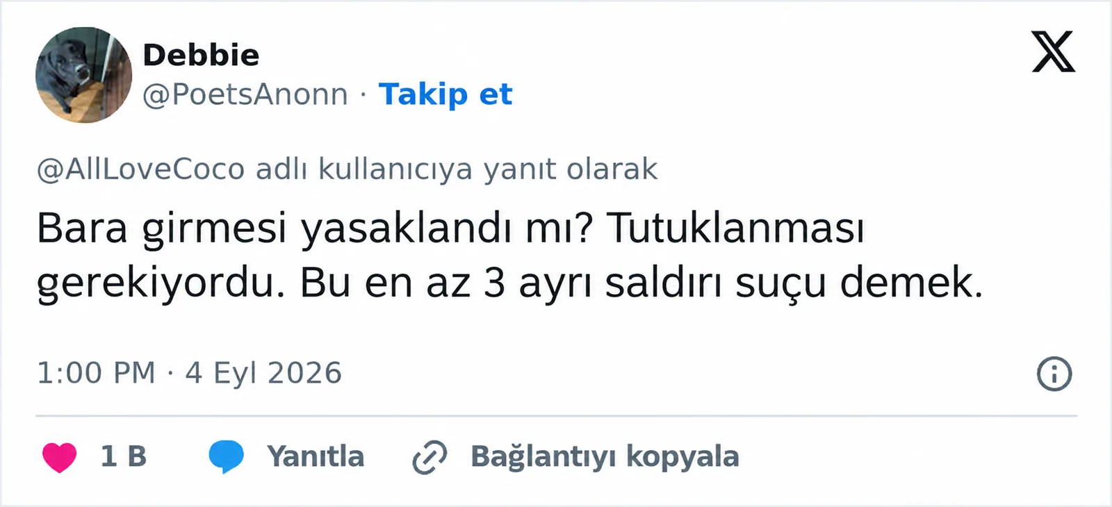 konuyla ilgili tweet